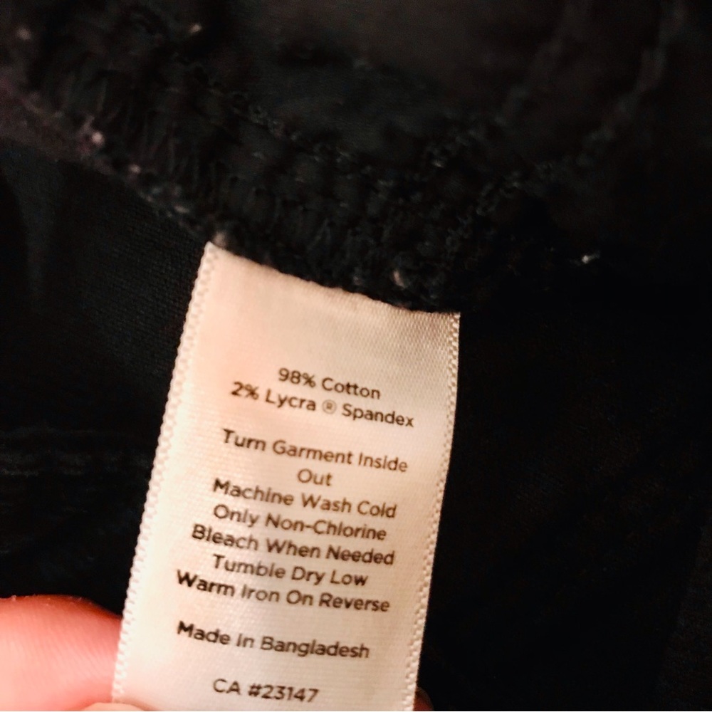 PRIVATELY SOLD!!! Talbots Heritage Petites black cropped corduroy pants. Size - Picture 9 of 10